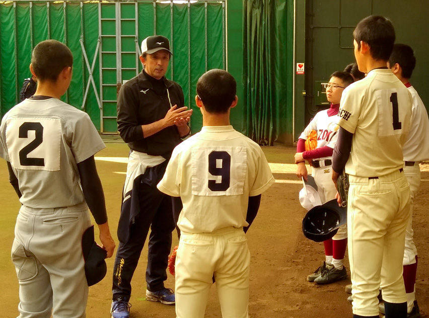 スポーツ応援活動（青少年野球教室）